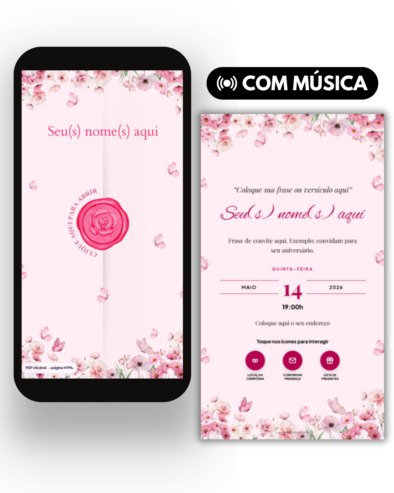 Jardim Encantado Rosa
